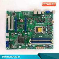 H77WS-DL For ASRock Server Motherboard LGA1155 Support I5 I7 E3-1230 CPU