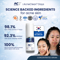 AC7D Serum Concentrated 10ml (Low Stock) - Acne Clear 7 Days | Acne Treatment for Acne-Prone Skin | 