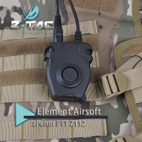 element元素戰術耳機適配PTT按鍵線控支持對講機插孔手臺連接器