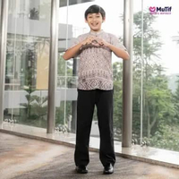 MUTIF Sarimbit Balyna Afnan Mocha Mousse Size 4 Koko Anak