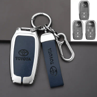 Vỏ hợp kim kẽm cho Toyota chìa khóa ô tô, vỏ cho Toyota c-hr Land Cruiser 200 Avensis Auris Corolla 