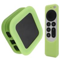 Silicone TV Box Case For AppleTV 4K 2022 Protective Remote Cover For 2022 Apple TV Remote Anti Fall Shockproof Protector