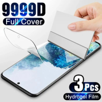 3PCS Hydrogel Film For Samsung A13 A33 A23 A52S A53 A73 5G Screen Protector On Samsung A52 A12 A22 A72 A82 A51 A71 A21S A32 film