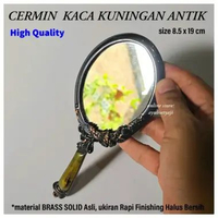 Cermin Kaca Kuningan Cermin BRASS antik cermin klasik souvenir cermin vintage Cermin ukir Cermin BRA
