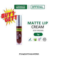 Crrante Matte Lip Cream Sexy Brown 7ml Banded (buy one get one)