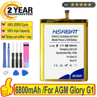 Top Brand 100% New 6800mAh Battery for AGM Glory G1 Batteries