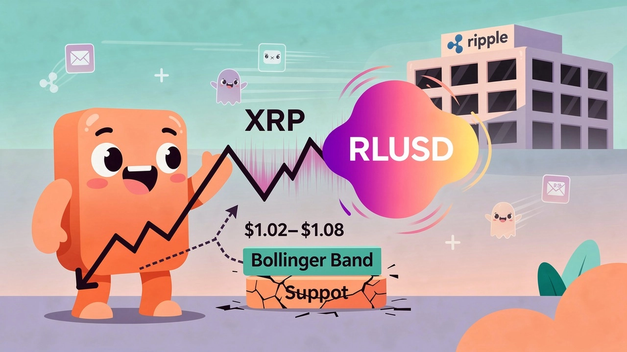 リップル値下げしました‼︎ XRP、1.05ドルの瀬戸際──クジラ離脱とステーブルコイン移行で50%暴落