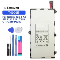 T4000E 4000mAh Tablet Battery For Samsung Galaxy Tab 3 Tab3 7.0 SM T210 T211 T215 GT P3210 P3200 SM-T210 SM-T211 T217 T2105