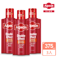 【Alpecin】雙效咖啡因抗頭皮屑洗髮露375mlx3