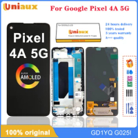 6.2'' Original For Google Pixel 4A 5G LCD Screen Display Touch Panel Digitizer Assembly For Google Pixel 4A 5G LCD battery cover