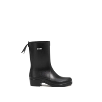 【AIGLE】MYRICA膠靴 AG-FNB67A100 黑色(女中筒膠靴 經典膠靴 雨靴)