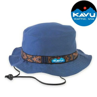 愚公出清 西雅圖KAVU KV Organic Strap Bucket 有機編織帶漁夫帽-鋼鐵藍# K1169-1200