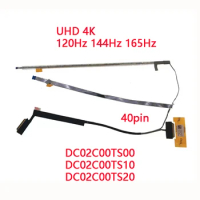 New Genuine Laptop LCD Cable for Lenovo IdeaPad Gaming 3 15IHU6 3-15ACH6 GOG10 UHD 4K 120Hz 144Hz DC02C00TS00 DC02C00TS10 TS20