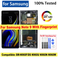 6.4"AMOLED Note 9 LCD For Samsung Galaxy Note 9 N960 N960F Display Touch Screen Digitizer Replacement For Samsung Note 9