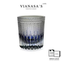 紫怨高級感江戶切子水晶杯玻璃威士忌酒杯手工雕刻高檔