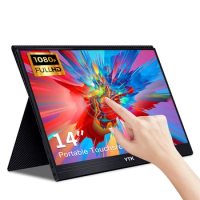 touchscreen touch screen portable monitor 14inch 1080P IPS FHD laptop expansion secondary screen ps4 Switch convenient monitor