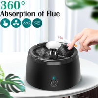 Portable Ashtray With Air Purification Electric Smok Eliminator Cigar Holder Ashtray For Home Car Boyfriend Gift Smoke Accessory