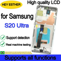 6.9'' Super AMOLED Replacement For Samsung S20 Ultra SM-G988B/DS LCD Display Touch Screen S20 Ultra 5G