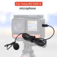 TUYU Type-C Lavalier microphone no need mic adapter For Insta360 one R one Rs camera Accessories hi-fi sound noise reduction