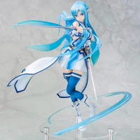 23cm Anime Figure Sword Art Online Yuuki Asuna 1/7 Scale Alo Ver. Water Elf Pvc Action Figures Collection Model Toys Kids Gift