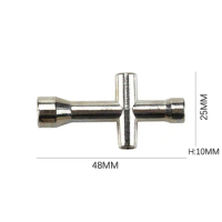 1Pcs Carbon Steel Mini Cross Socket M2/M2.5/M3/M4 Nut Tool Special