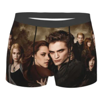 Men The Twilight Saga Vampire Boxer Briefs Shorts Panties Soft Underwear Movie Edward Bella Male Sexy Plus Size Underpants