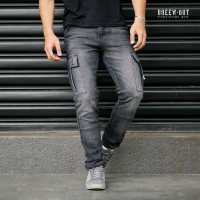 Celana Jeans BREEW OUT Cargo island Stone Lokal Kualitas Original Denim
