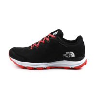 【The North Face】女 FL 防水健行鞋《黑粉/橘》4OA6/防水透氣野跑鞋/慢跑鞋/健行鞋(悠遊山水)