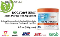 Doctor Best MSM Powder OptiMSM 250g Kesehatan Sendi Dan Kulit ORI USA