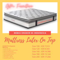 Kasur Mattress Helux Type Scarlet / Kasur Orthopedic Latex Bagus Keras
