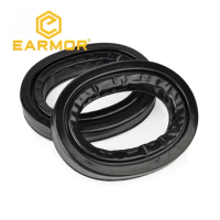 EARMOR Silicone Earmuff Black for Comtac Series Headsets &amp; PELT Series Headset Tactical Headsets Accessories Upgrade