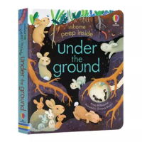 Usborne Peep Inside Under the Ground English Picture Flip Book Children Kids Early Education Bedtime Reading Books