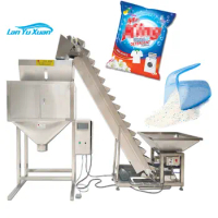 Semi Automatic 500g 1kg 5kg 10kg Omo Washing Powder Detergent Soap Powder Bag Packing Filling Machine for Sell