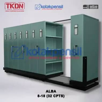 Mobile File System Manual ALBA MF – 8 – 18 (32 cpts) Roll O Pack- Lemari Arsip Alba