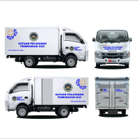 Stiker Sticker Mobil Satuan Pelayanan Pemenuhan Gizi Stiker SPPG stiker Mobil MBG Makan Gratis