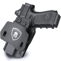 Holsters fit Glock 17/19/19X/26/32/44/45 Gen(1-5) Tactical OWB Kydex Holder Out Waistband 1.75 Inch Paddle Holster,