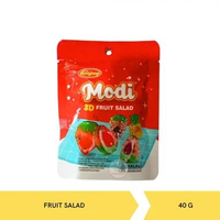 Jelly Candy Gummy Amos Permen Jeli 4D 3D Fruit Gummy Strawberry, Peach Burst, Blocks, Dinosaur, Robo