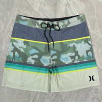 Hurley Cross-Border Men's plus Size off-Season Beach Pants   Quick-Drying Full Elastic Force Boardshort Casual Vacation Shorts