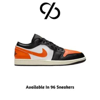 Sepatu Sneakers Pria Nike Air Jordan 1 Low Black Starfish White Sail (553558-081) ORIGINAL 45