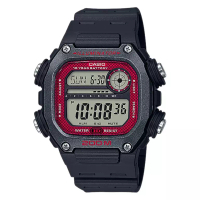 CASIO Jam Tangan Pria Casio General DW-291H-1BVDF Youth WR 200M Digital Dial Black Resin Band