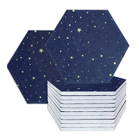 16 Pack Starry Sky Hexagon Acoustic Panels,Sound Proofing Padding,Sound Absorbing Panel For Studio Acoustic Treatment
