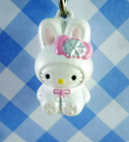 【震撼精品百貨】Hello Kitty 凱蒂貓 KITTY鑰匙圈-YUKI-兔(雪兔北海道) 震撼日式精品百貨
