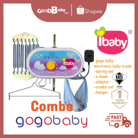 GOGO BABY Combo SIRIM ELECTRONIC BABY CRADLE buaian spring buaian elektrik bayi buaian gantung autom
