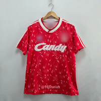 Retro เสื้อบอลย้อนยุค aิIวอร์wูล 1989 Home ลายไผ่ คําแนะนําการขายที่ร้อนแรงในเดือนนี้