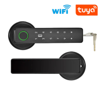 Tuya SmartLife APP WiFi Remote Control Smart Fingerprint Password RFID IC Card Lock Dead Bolt For In