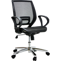 【NICK】韌性全網電鍍金屬腳辦公椅/電腦椅(四色)