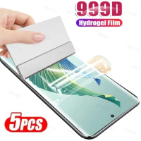 5PCS Hydrogel Film for Honor Magic5 Pro Lite Ultimate Screen Protector Full Coverage Protective Film