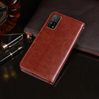 Card Holder Cover Case For Xiaomi Mi 10T Pro Leather Wallet Flip Cover For Mi 10T Lite Funda Capa