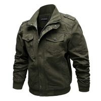 軍裝外套立領夾克-寬鬆純棉個性純色男外套3色73wn15【獨家進口】【米蘭精品】