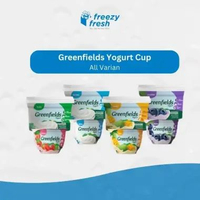 Greenfields Yogurt Cup Blueberry 125gr - Fresh Yogurt for Daily Healthy Snack Greenfields Yogurt Cup